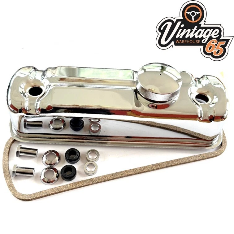Classic Mini Rocker Cover Box Chrome Plus Fittings Gasket A-Series A+ 998 1275 - Image 2 of 3