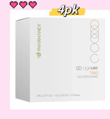 Nu Skin ageLOC TR90 Golden Shake 4pk  Brand New 