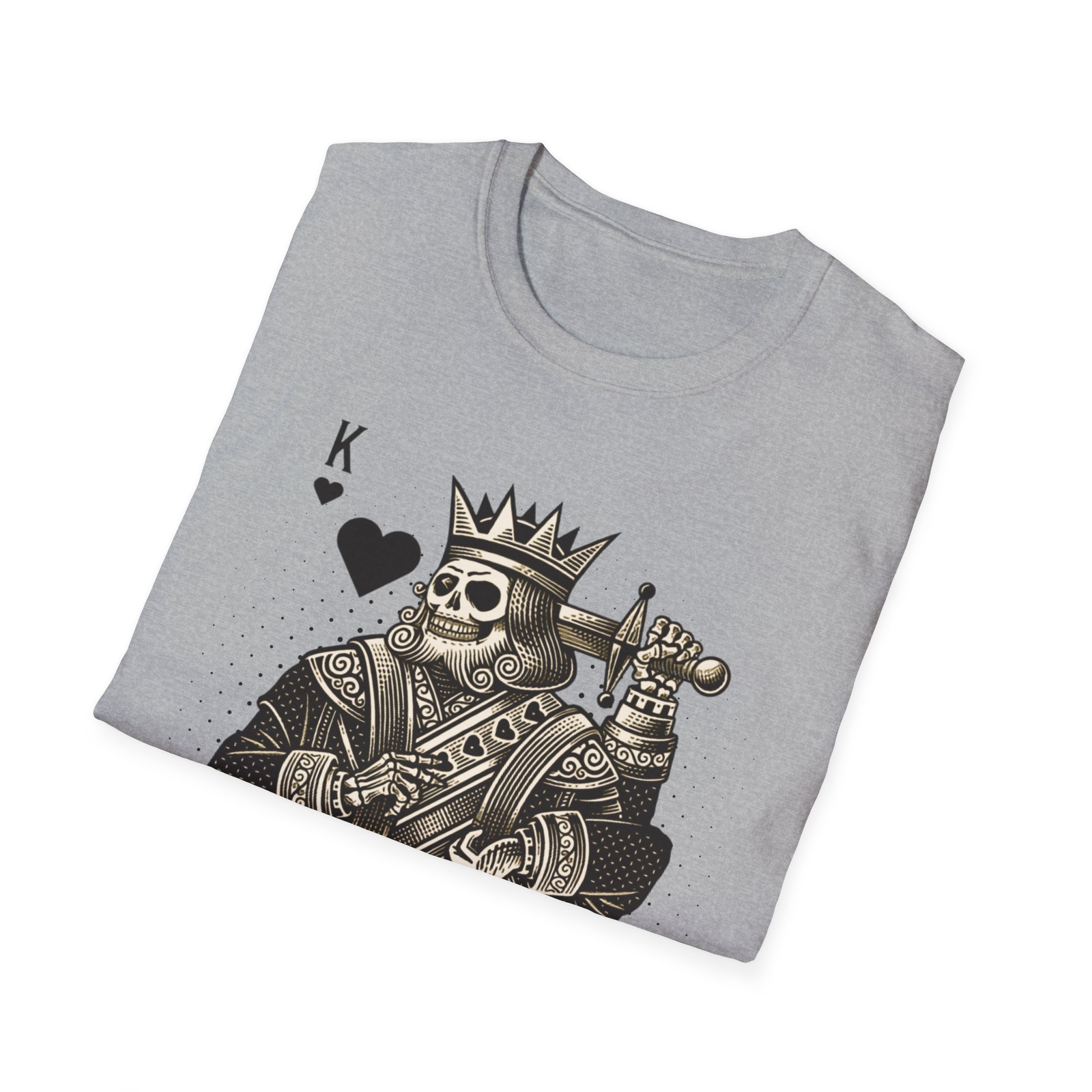The King's Tragedy Poker T Shirt Old School Classic Vintage Lucky Vegas Tee Gift