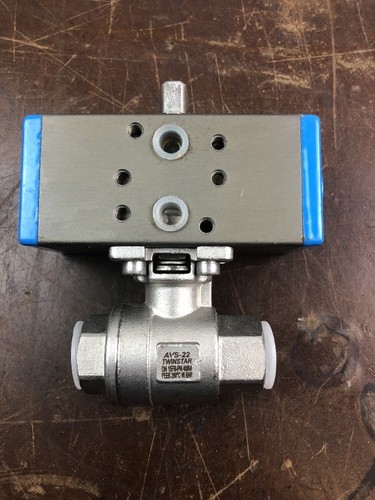 NEW VALBIA 82DAc907 DOUBLE ACTING VALVE ACTUATOR 8BAR WITH 1/2" VALVE FREE SHIP! - Picture 4 of 8