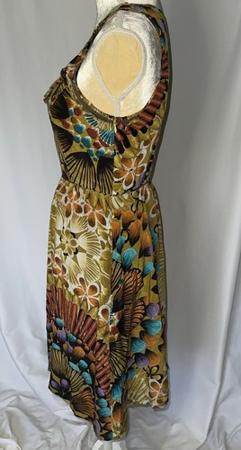 Edme and Esyllte Silk Sleeveless floral dress Size 4 - Picture 6 of 13