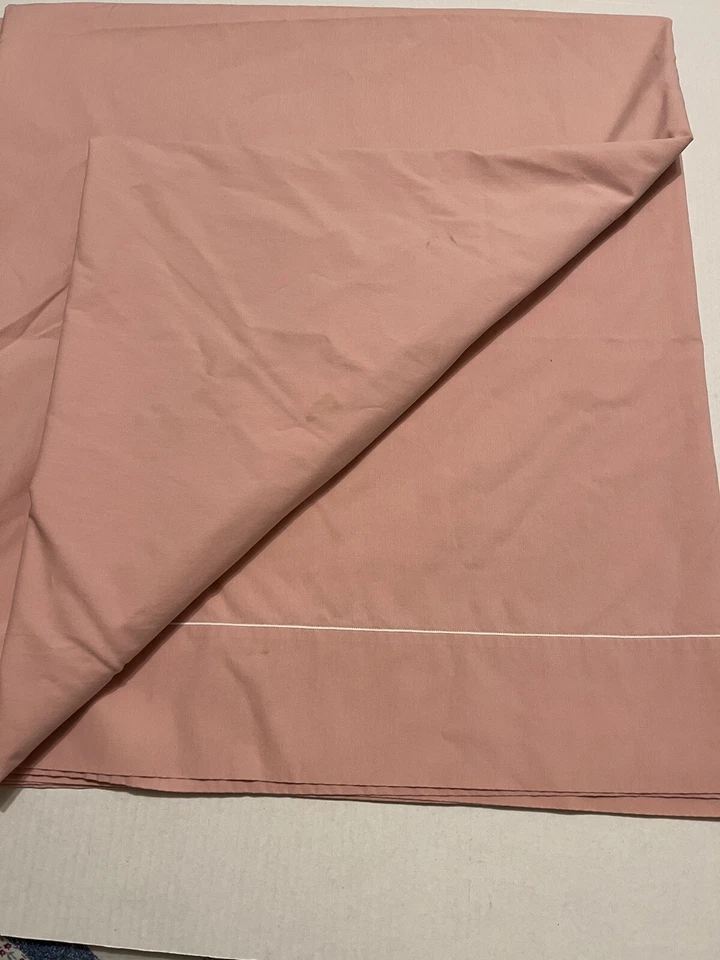 Sábana plana JC Penney rosa tamaño doble Foto 4 de 4