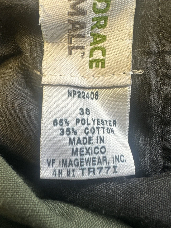 Horace маленький классный гибкий грузовой брюки размер 38 открытый зеленый оливковый винтажный низ - Изображение 4 из 4