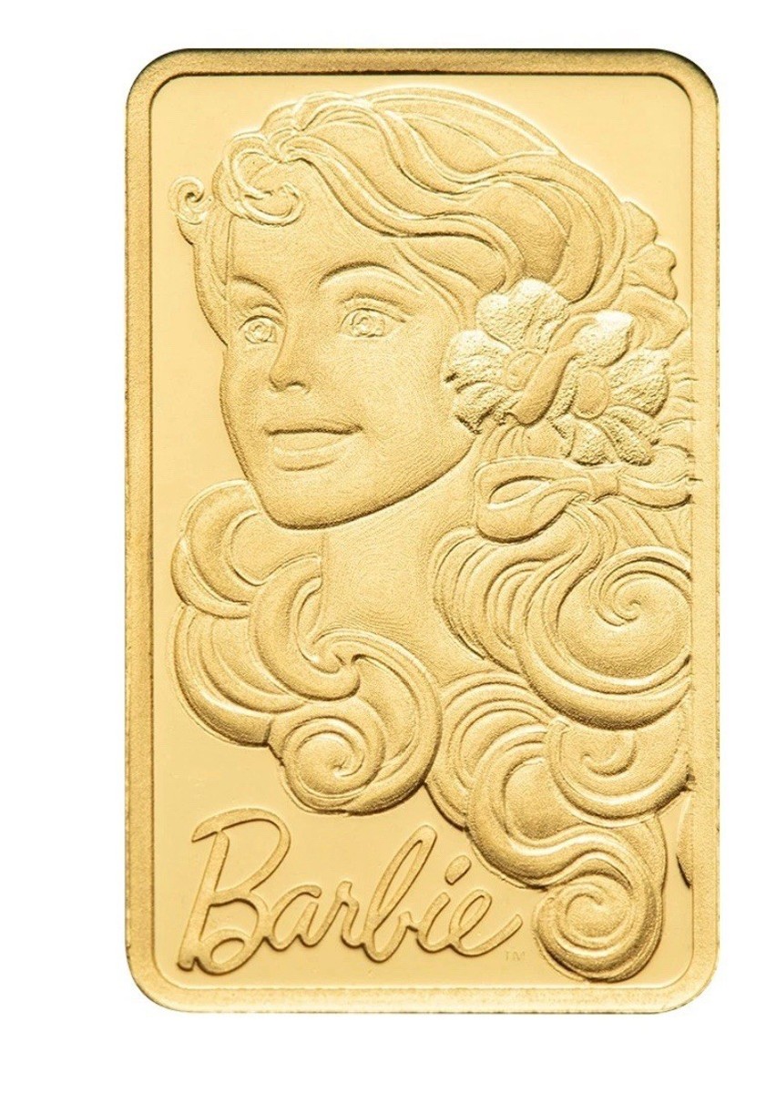 NEW PAMP Suisse Iconic Barbie Gram 1g Gold Bar In Assay Card