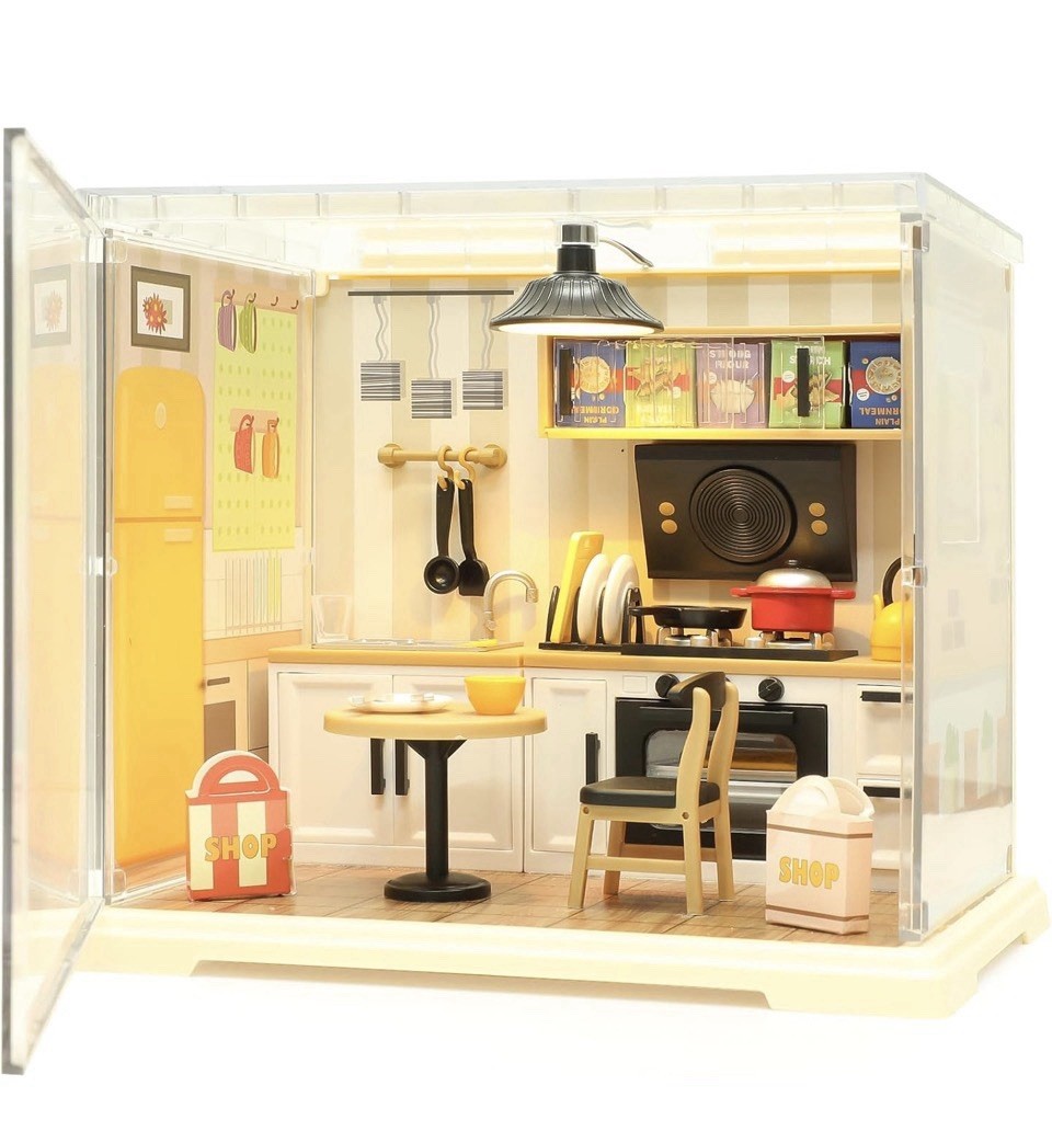 Chen Miniature House Kit, Mini Model Kits With Home Decor Fu
