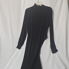 Asymmetrical Dress Romper Women's 2x Maxi Whimsigoth Gothic Dark Fairy Mock Neck