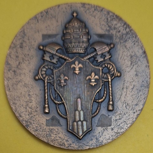 Medal Bronze Italy Papal Coats Of Arms Paul VI (1963-1978) For Numismatics 1979 - Picture 8 of 8