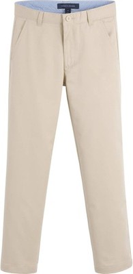 Tommy Hilfiger Boys Durable Flat Front Twill Blend Dress Pants US 14, Khaki - Kh