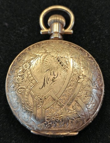 Antique HAMPDEN Canton O. Watch 1879 17J GF Case Ser. 3183157 Runs Clean - Picture 3 of 17