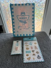 Authentic Jellycat NYC Diner Amuseables Milkshake Pin, diner bag and stickers