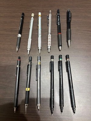 mechanical pencil set of 12 for drafting #e6647b