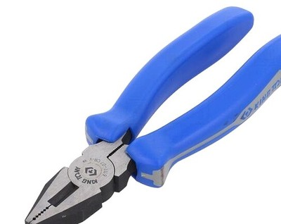 Pliers; universal; two-component handle grips; 188mm - KT-6111-07 | EU Stock