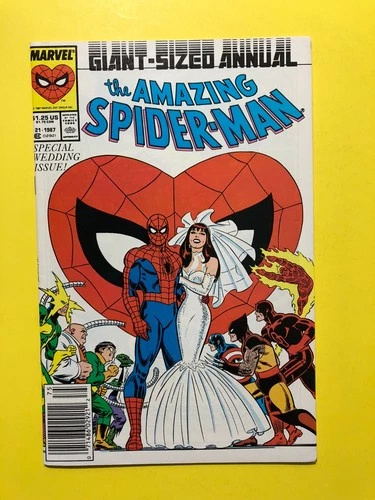 New Listing1987 THE AMAZING SPIDER-MAN ANNUAL #21 MARVEL COMICS VF
