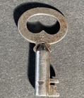 Corbin Cabinet Lock Co Skeleton Key No. 3 – New Britain Conn Hollow Barrel — photo 2