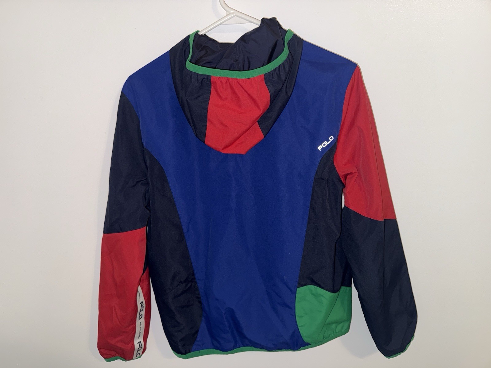 Boys 14-16 Polo Ralph Lauren Lightweight Windbreaker Zip Up Hooded Jacket thumbnail 7