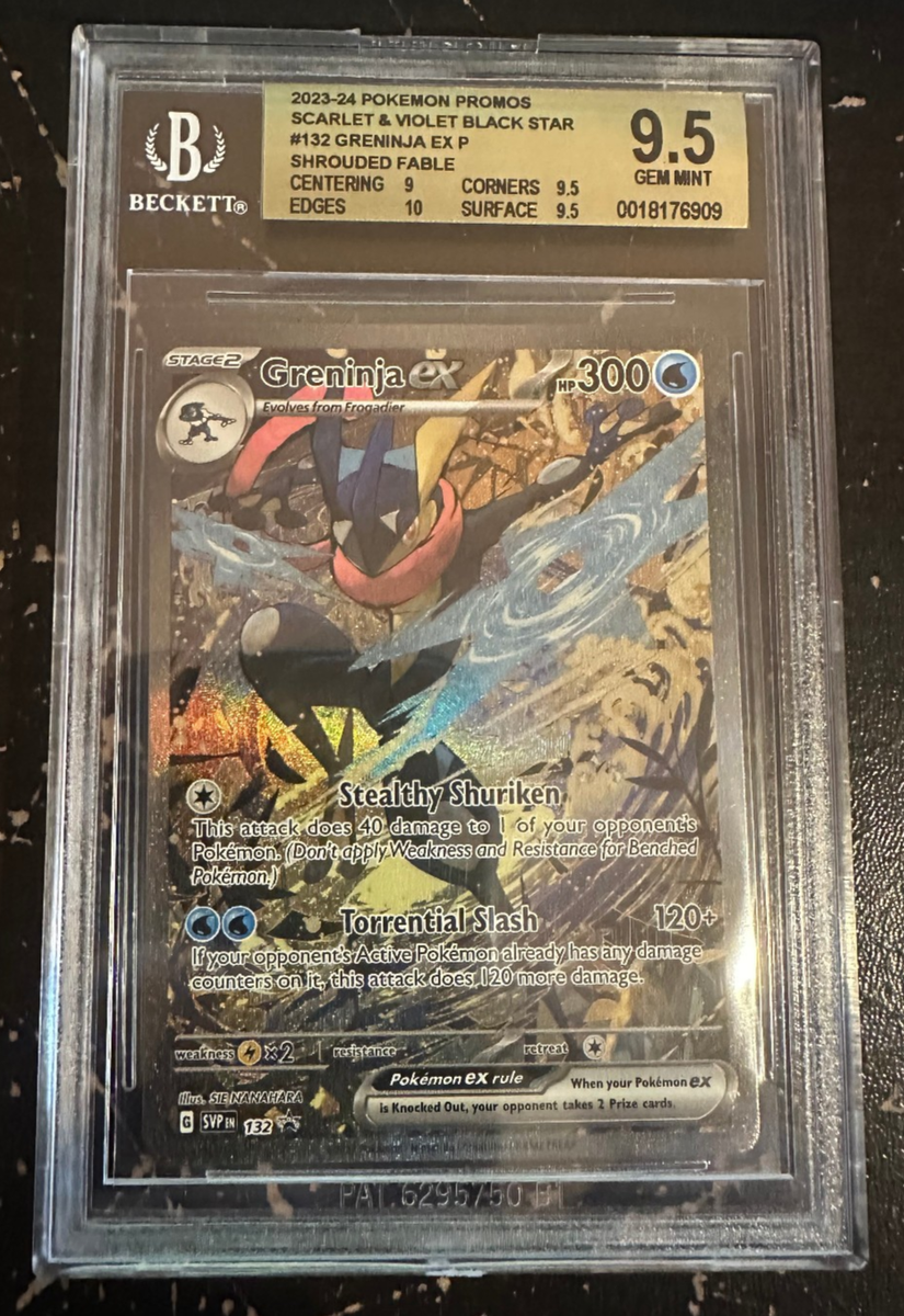Pokemon TCG Greninja ex #132 SVP SFA Special Illustration Rare BGS