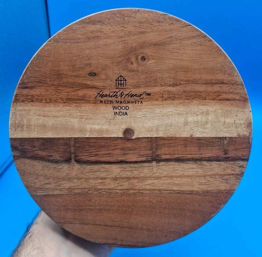 "Taza de madera para hogar y mano árbol magnolia 15 2/4"" alto 7"" ancho tiene capacidad para 6 tazas"  Foto 4 de 4
