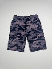 Weatherproof Vintage Cargo Shorts Boys XS 5/6 Multicolor Camouflage Drawstring