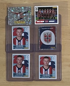 2026 Panini FIFA World Cup Erling Haaland #NOR15 Norway Sticker Bundle Lot