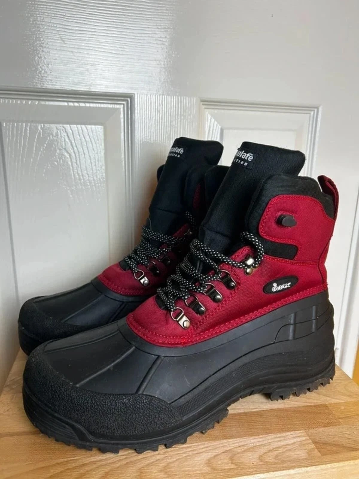 Imax Shore Grip Thinsulate Fishing Boots - Red & Black - Men’s size UK 11
Opens in a new window or t