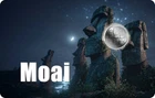 1/1000 oz Platinum Moai 2026 Liberia .999 Platinum Coin in Card