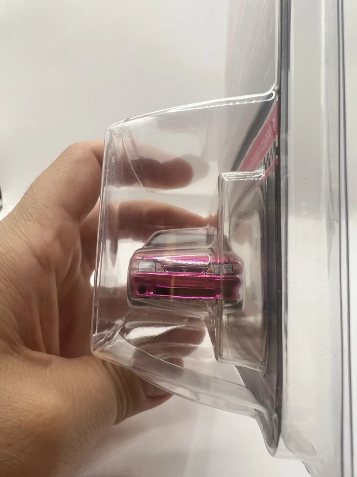 1993 Ford Mustang Cobra R Pink Hot Wheels RLC Exclusive Red Line Club NEW In Box - Image 3 of 4