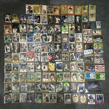 125+ CARD LOT- VINTAGE BASEBALL CARDS- HOF, STARS, INSERTS, PARALLELS (JETER ++)