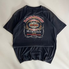 XXL 1987 Harley Davidson 3D Emblem T-shirt