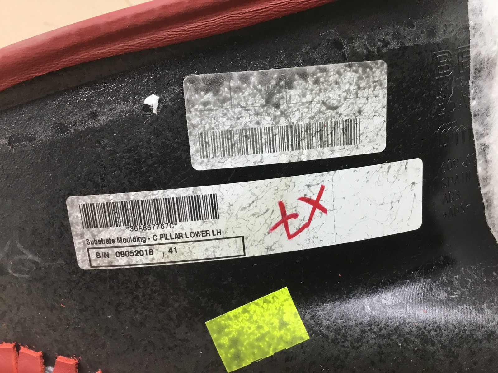 Bentley Bentayga 2019 Rear Left Driver Lower C Pillar Trim Panel Cover 16-20 :M