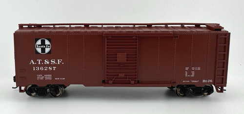 Bachmann 15007 escala HO Santa Fe 40' Steam Era Boxcar Road #136287 | Condition: New