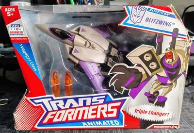 Transformers Animated Blitzwing 2008 Open Box Complete