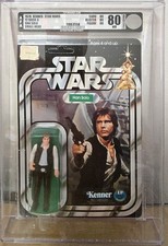 Rare 1978 Kenner Star Wars Han Solo 12 Back-A Small Head AFA Graded 80 Unpunched