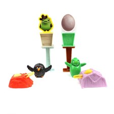 Angry Birds Movie McDonald's Happy Meal Toy Set of 2 Bomb and Leonard Launchers