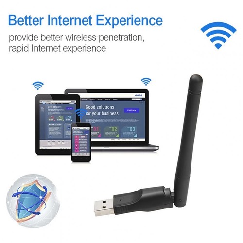 2X(150Mbps 2.4G -RT8188 Drahtlose Netzwerkkarte USB 2DBi WiFi Antenne1619 - Bild 7 von 10