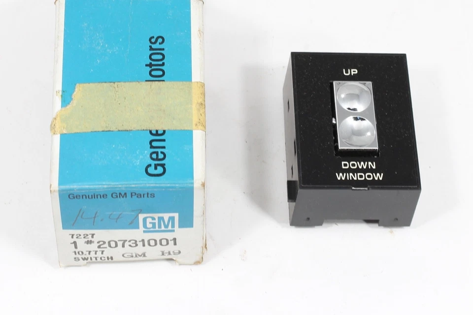 OE 1987 88 Oldsmobile Right Front Power Window Switch ~ 20731001 - Image 3 of 3