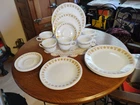 Lot Vintage Corelle Pyrex BUTTERFLY GOLD Pattern Set 20 Pieces = 6, 4, 5, 5 MIX