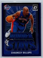 Chauncey Billups Detroit Pistons 2024-25 Donruss Optic Prizm Winner Stays #18
