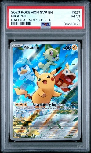 #Pikachu #027 Near Mint or Better Tcg PSA 9