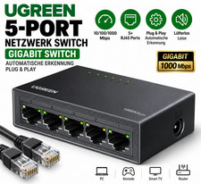 UGREEN LAN Switch 5-Port Netzwerk Switch Giga...