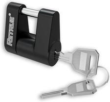 Trailer Tongue Coupler Lock, Trailer Hitch Lock,Dia 1/4 Inch, 3/4 Inch Span for