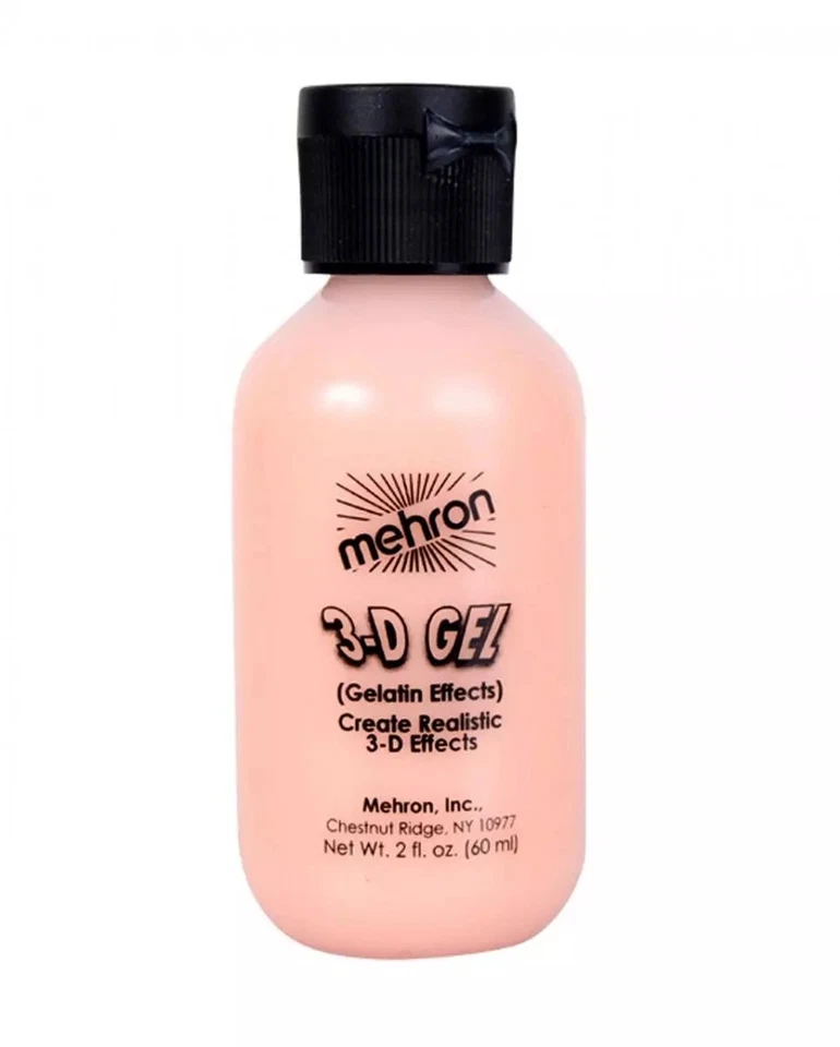 MEHRON 3-D FX Gelatine Gel Hautfarben 60ml für Spezial Make-up Effekte