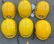 (Batch Of 6)Yellow Pacific Helmets R3V4 Kiwi USAR Rescue Helmet Good Condition
