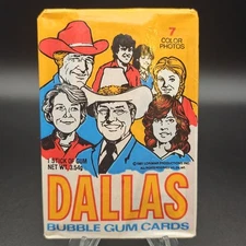 1981 Donruss DALLAS TV Show Trading Cards 1 Factory Sealed Pack