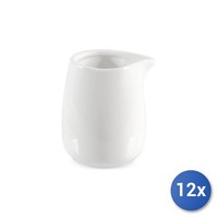 12X MilchkäNnchen Aus WeißEr Porzellan Cc100 -23692 H&h
