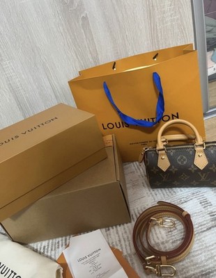 Louis Vuitton Monogram Nano Speedy Bandouliere