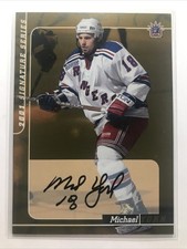 Michael York 2000-01 ITG BAP Signature AUTO GOLD FOIL SP RANGERS AUTOGRAPH NICE!