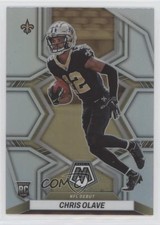 2022 Panini Mosaic NFL Debut Silver Prizm Chris Olave #277 3mx