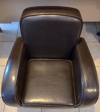 FAUTEUIL CLUB ENFANT SIMILICUIR MARRON