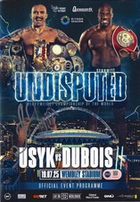 OLEKSANDR USYK SIGNED USYK DUBOIS UNDISPUTED PROGRAMME (ACG CERT AG25418)