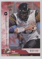 2018 Upper Deck CFL Red 16/150 Ted Laurent #144 o1h